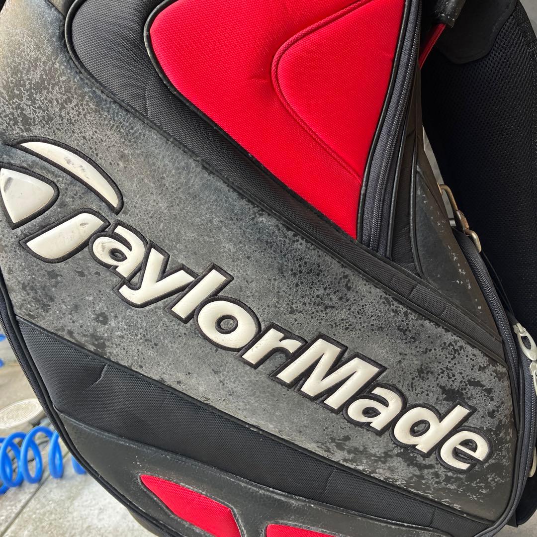 TaylorMade キャディバッグ 黒/赤