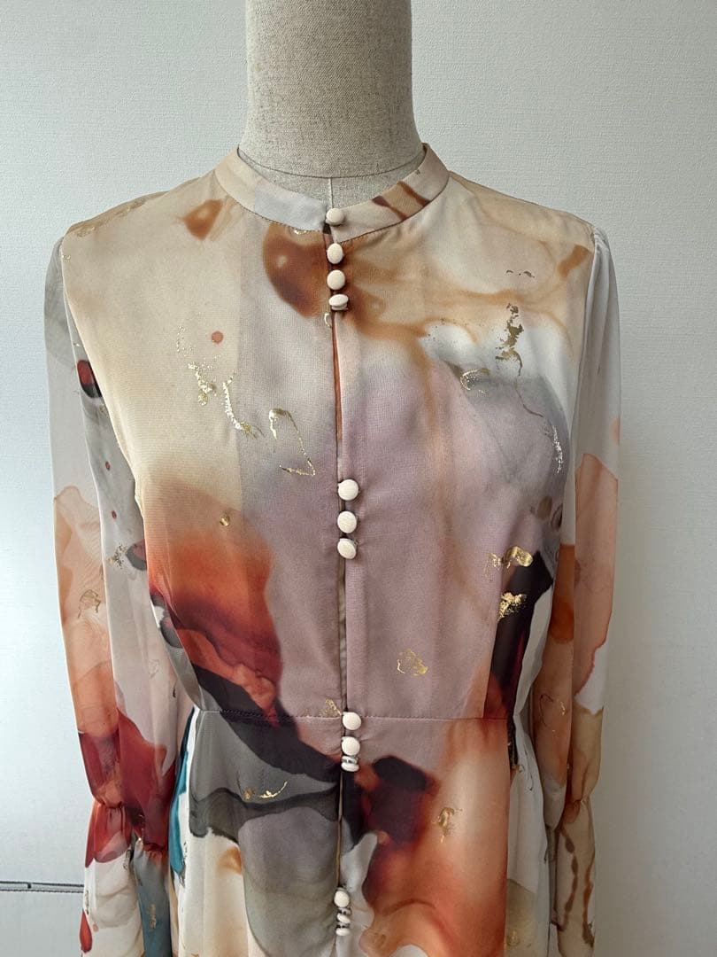 ワンピース UNDRESSED AMELIA INK ART DRESS