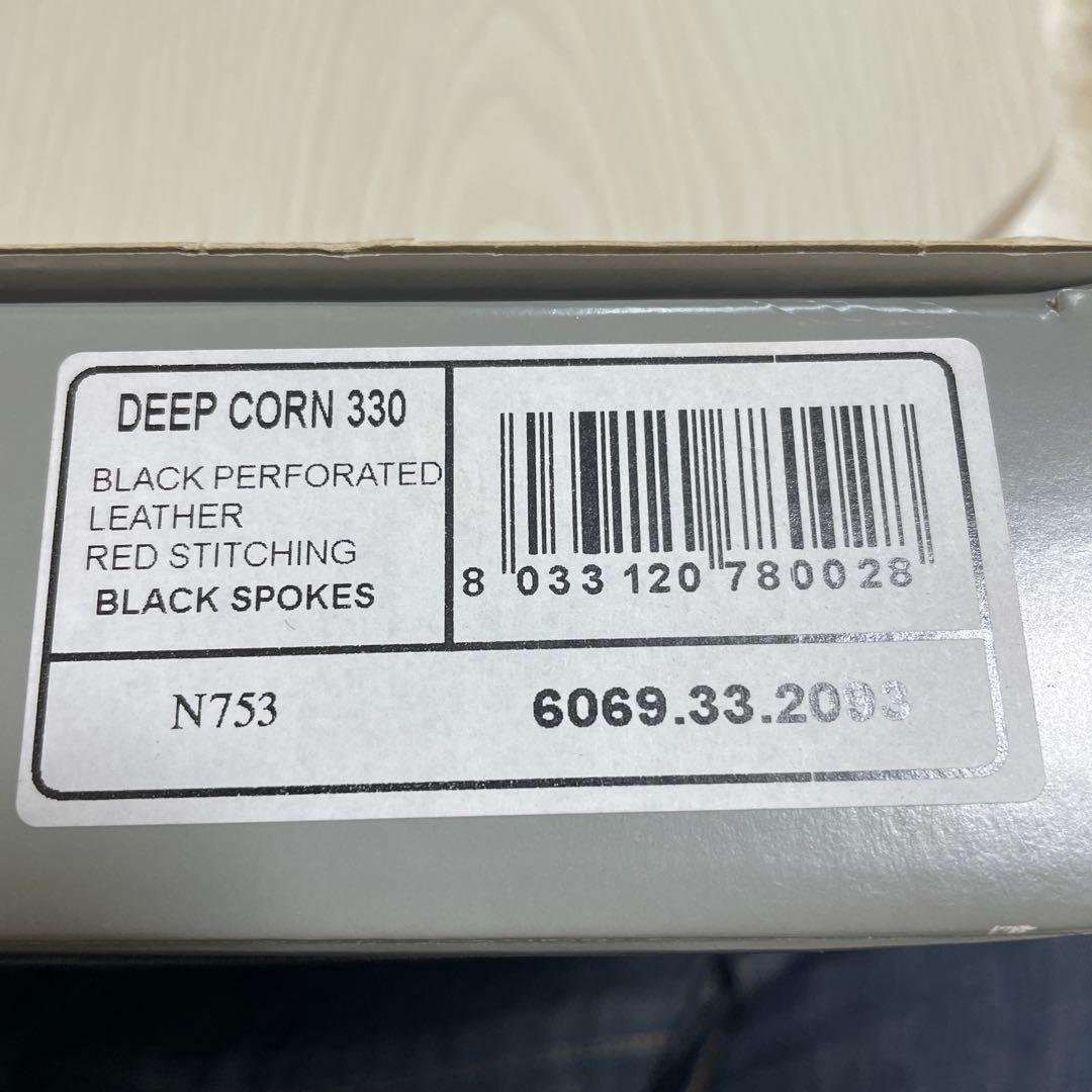 NARDI ステアリングホイール 3スポーク ブラック/レッド