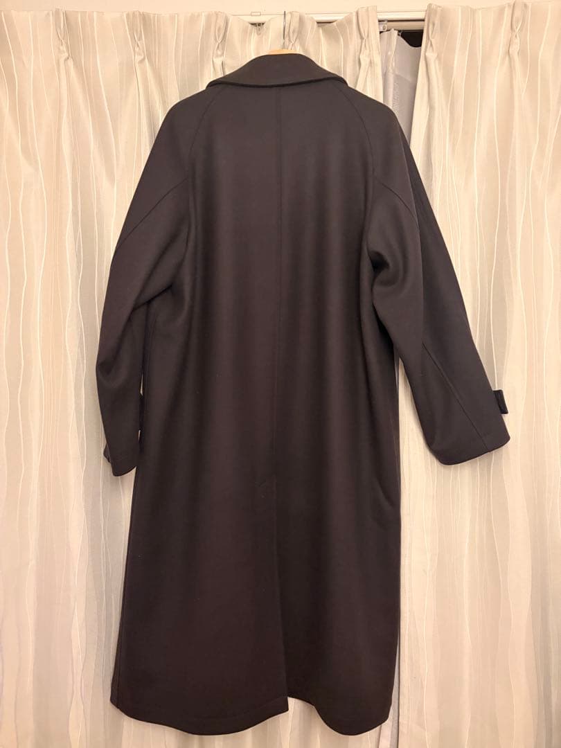 【メゾンスペシャル 】Super170sプライムオーバーメルトンバルマカンコート