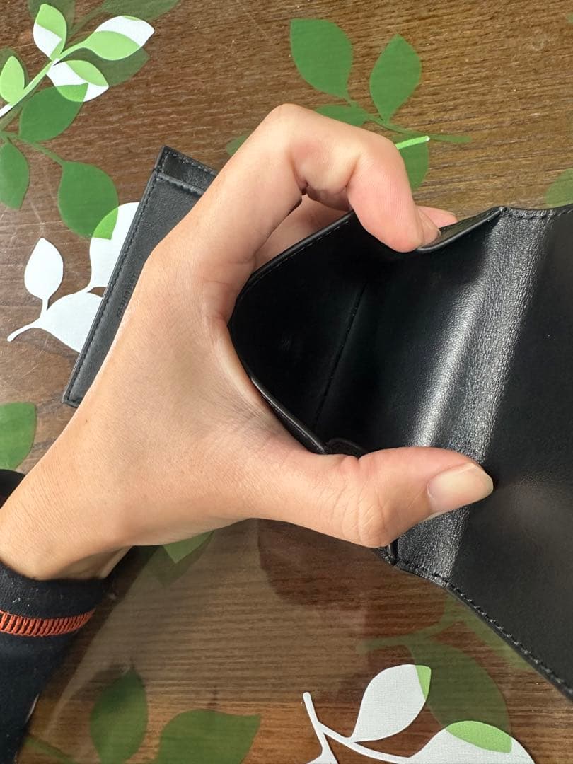 CELINE ブラック 三つ折り財布