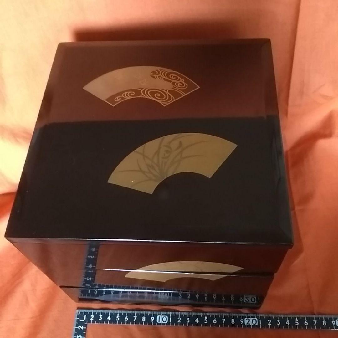 塗り重箱 （3段）(Japanese lacquerware)