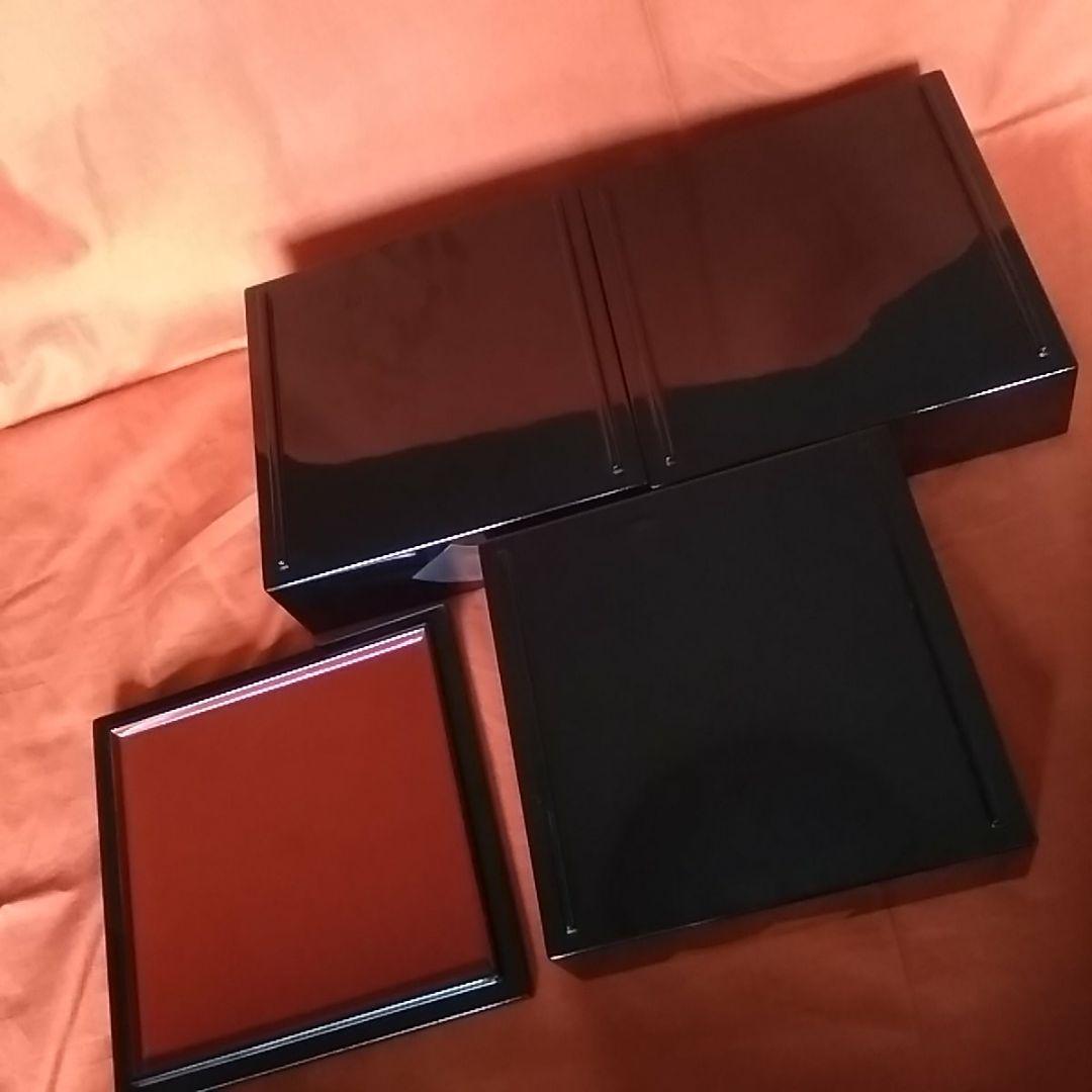 塗り重箱 （3段）(Japanese lacquerware)