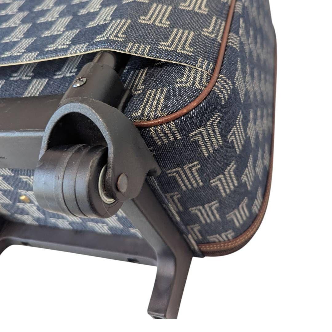 極美品☆激レア☆ランバン　キャリーバッグ　モノグラム　総柄　レザー