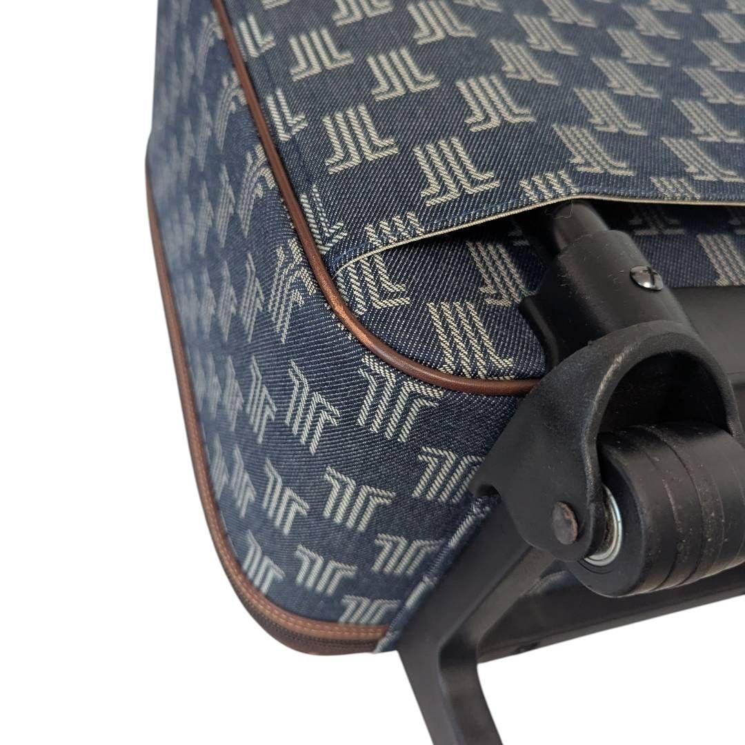 極美品☆激レア☆ランバン　キャリーバッグ　モノグラム　総柄　レザー