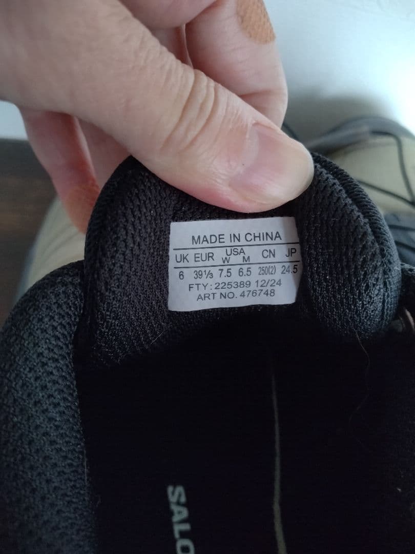 Salomon XT-4 スニーカー オリーブ 24.5cm