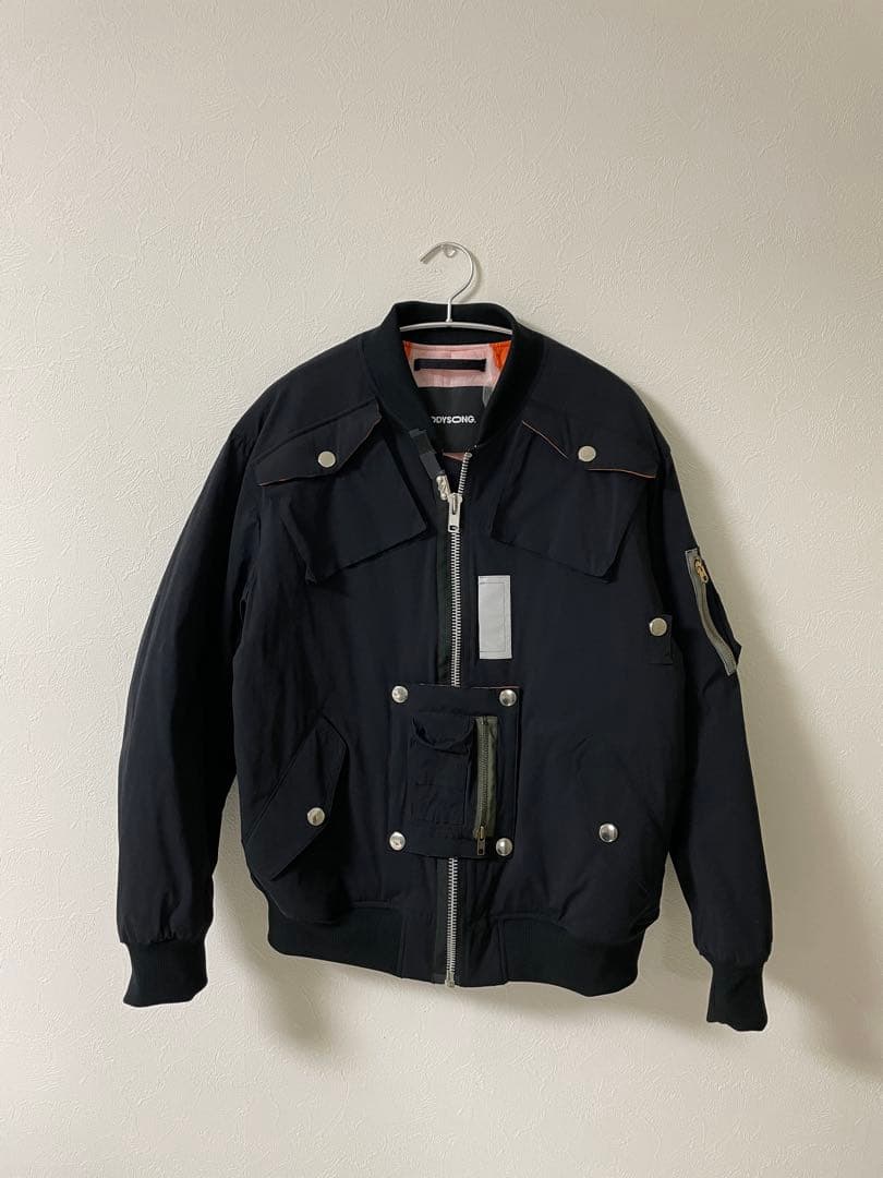 【BODYSONG. 】 LIMONTAMA1 MA-1 ブラック