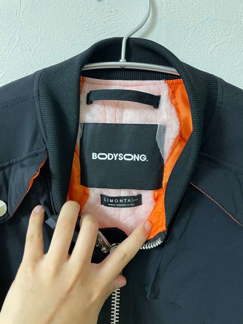 【BODYSONG. 】 LIMONTAMA1 MA-1 ブラック
