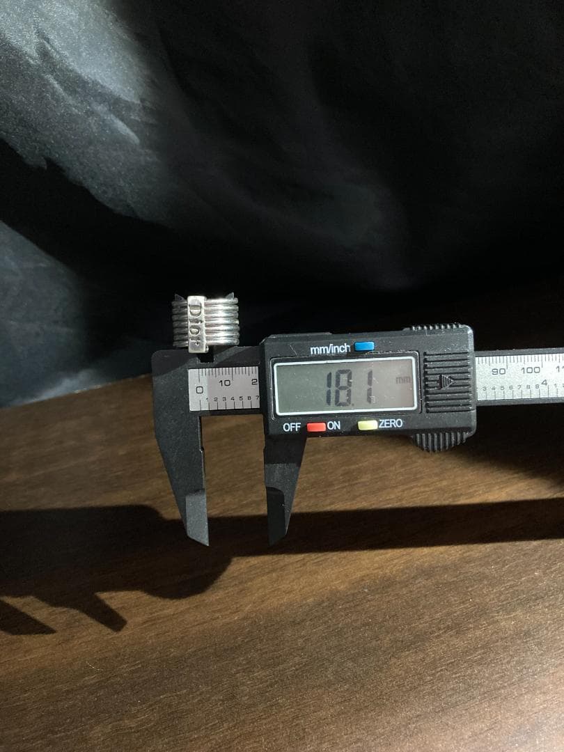 美品 Dior ディオール 7連 リング 指輪 シルバー 925 15号