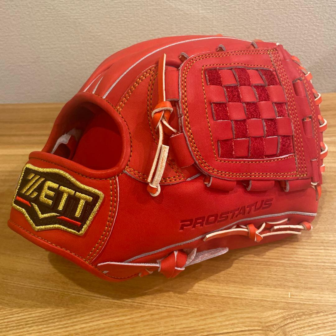 ゼット　軟式　グラブ　プロステイタス　内野手用　源田　グローブ