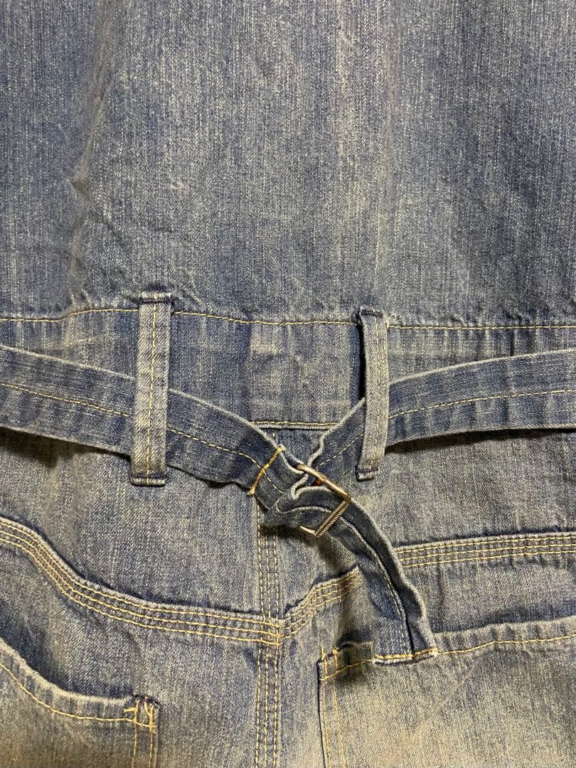 JOURNAL STANDARD パッチワーク ビンテージ加工デニム ツナギ