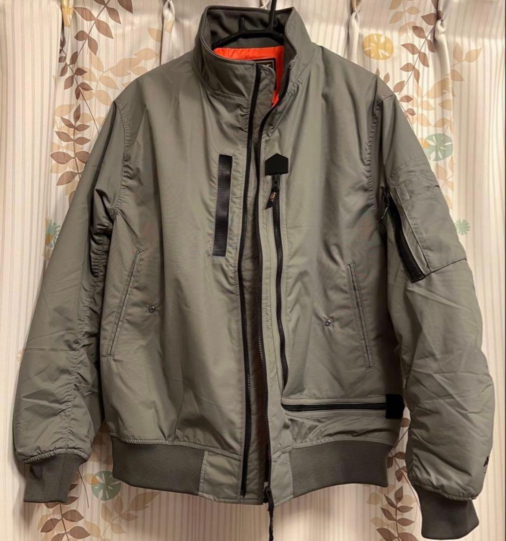 AVIREX WORK フライト防寒ジャケット アッシュグレー