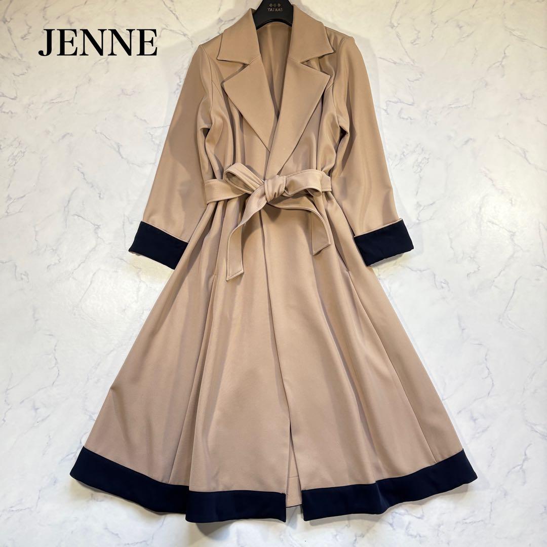 ジェンヌ 完売品 オードリーフレアトレンチコート S