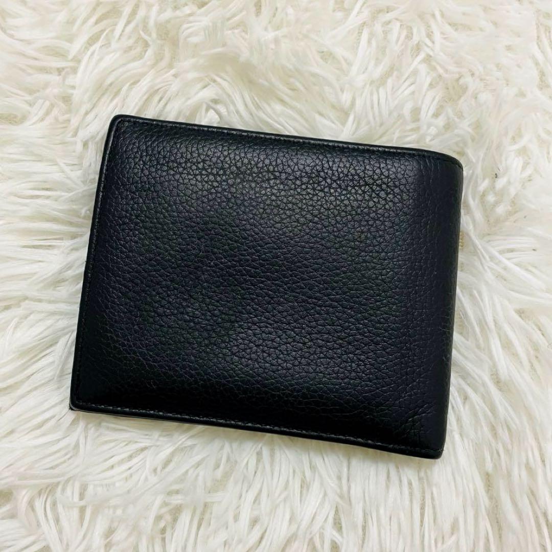 極美✨ディオール 二つ折り財布 オブリーク サドル レザー 黒 新作