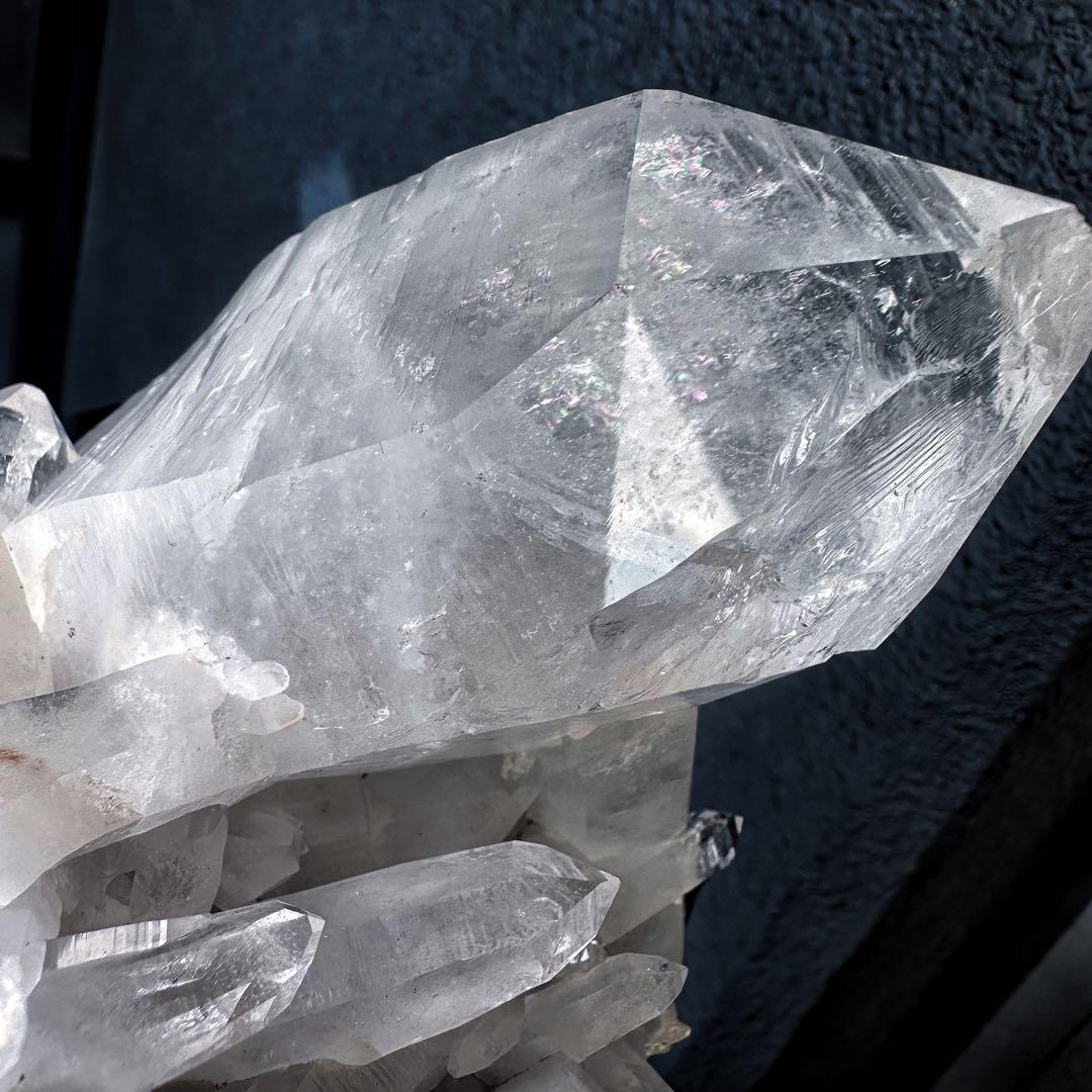 希少❗️高級品 ❗虹入り☆超綺麗♡超強いパワー ヒマラヤ水晶 クラスターA1481