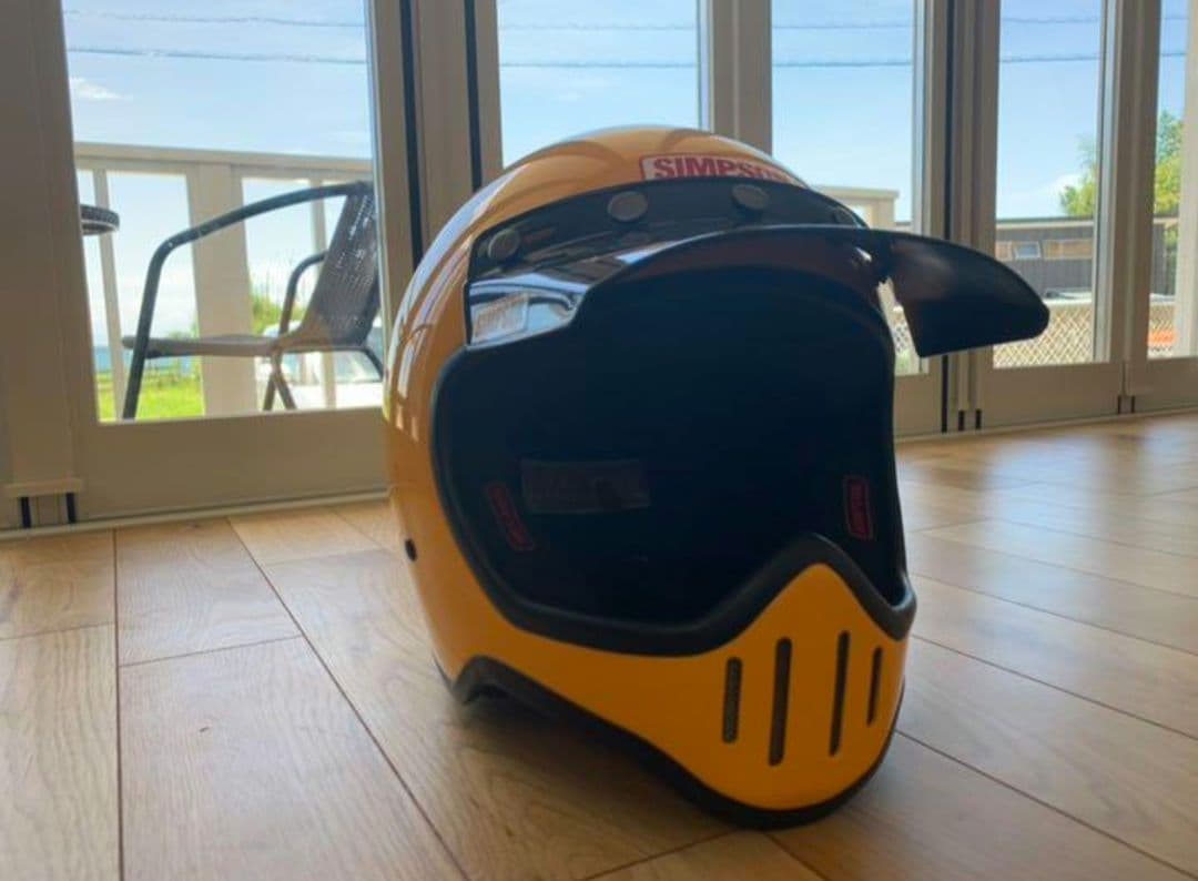 Simpson M50 イエロー バイザー付き