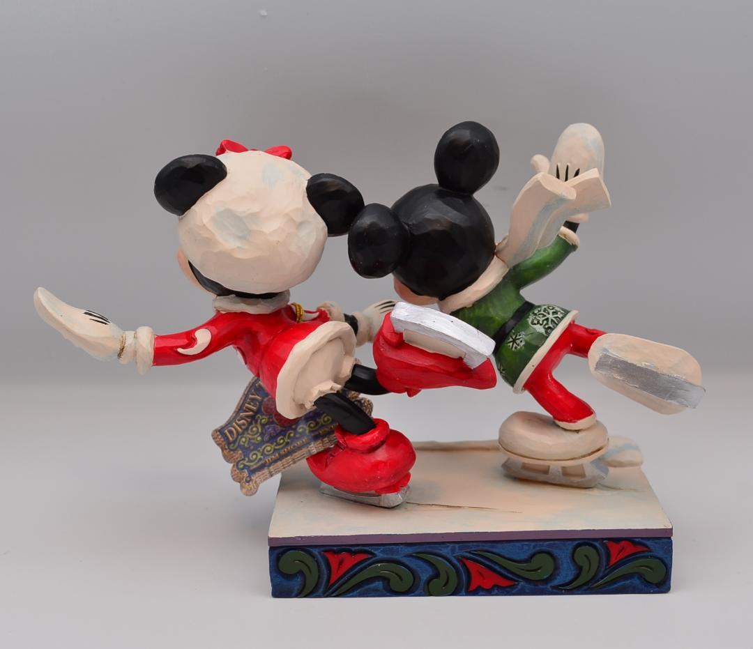 スケートの恋人　ミッキー＆ミニー　ジムショア　ディズニーショーケース　箱付き