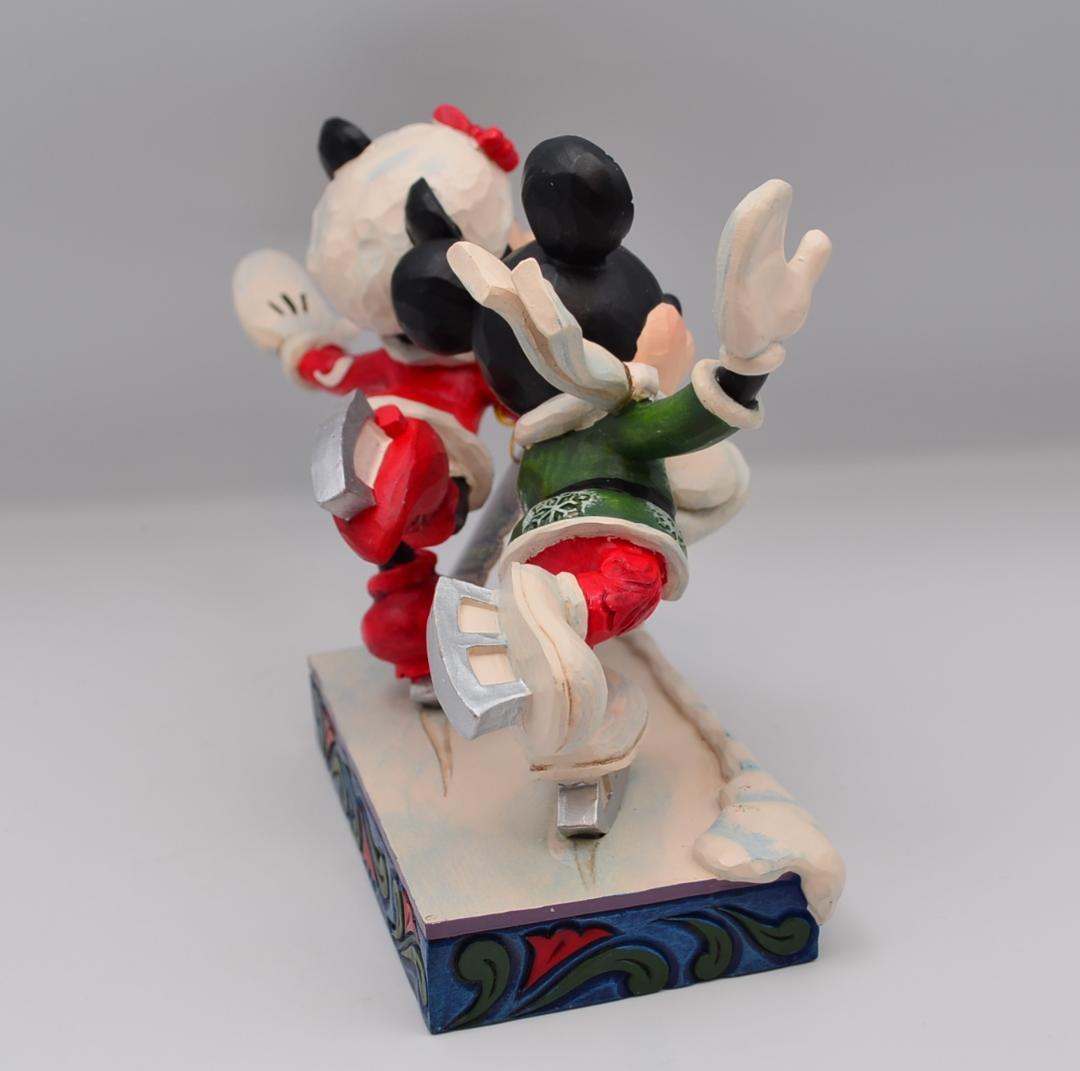 スケートの恋人　ミッキー＆ミニー　ジムショア　ディズニーショーケース　箱付き