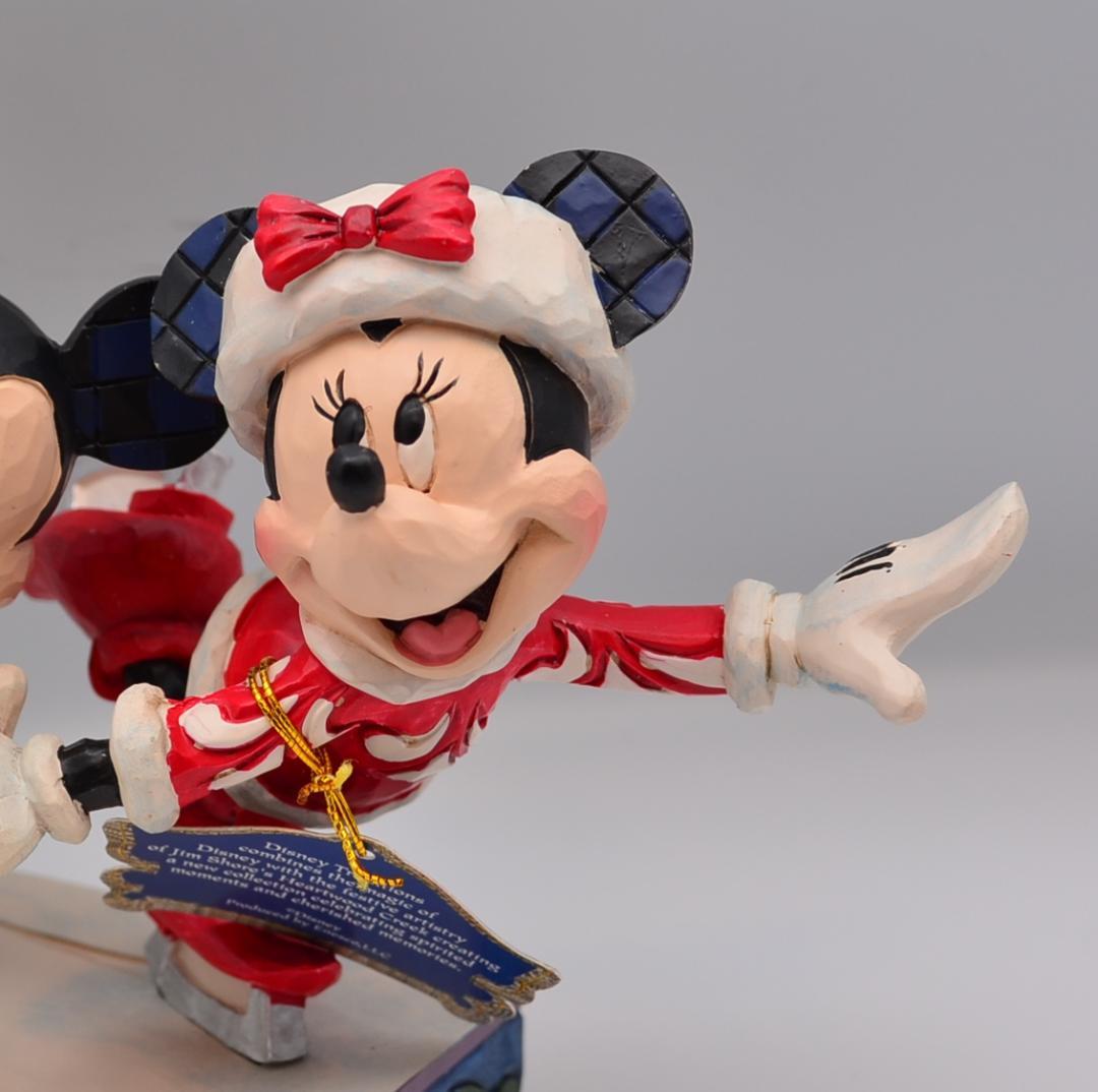 スケートの恋人　ミッキー＆ミニー　ジムショア　ディズニーショーケース　箱付き