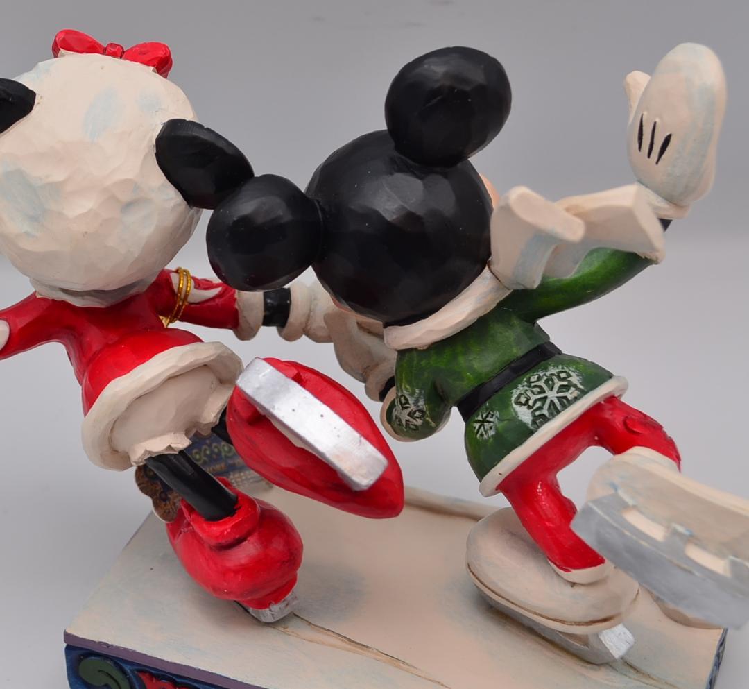 スケートの恋人　ミッキー＆ミニー　ジムショア　ディズニーショーケース　箱付き