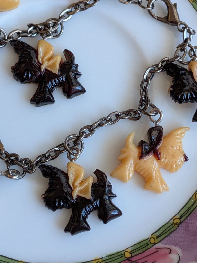 ベークライト テリア犬 ブラウンとベージュ ブレスレット ヴィンテージ 希少