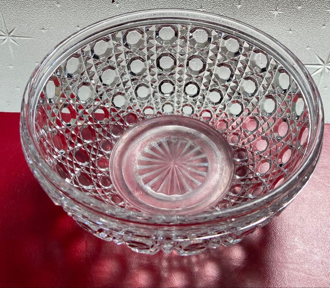 バカラ　ダイヤモンドピエーリー　ボウル　オールドバカラ Baccarat 小鉢