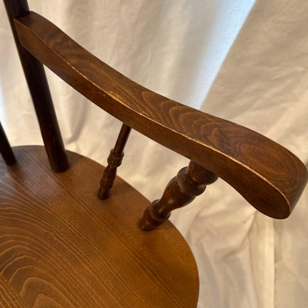 柏木工 （カシワ）ロッキングチェア キズ スレありますが艶と味あります