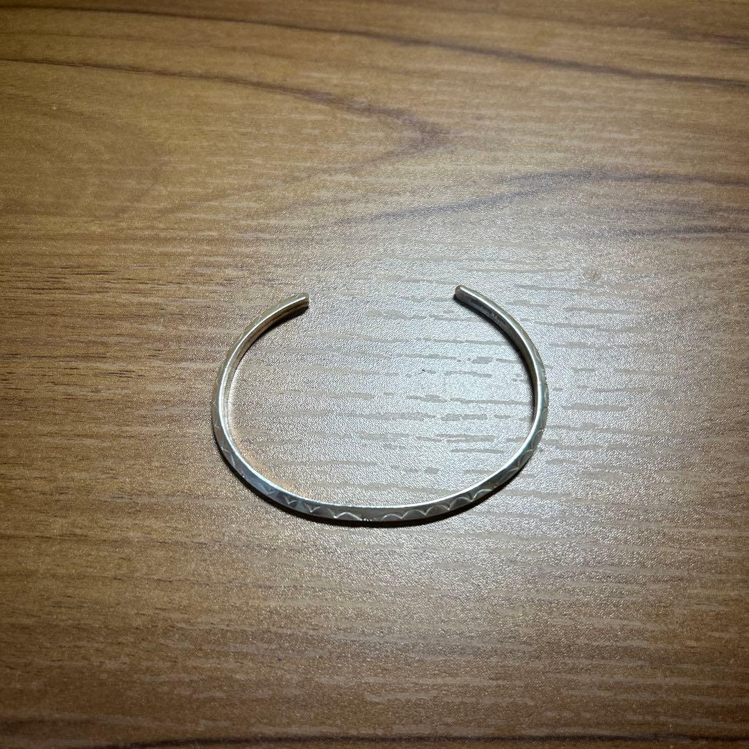 [used] sterling tahe ナバホ族 バングル ブレスレット