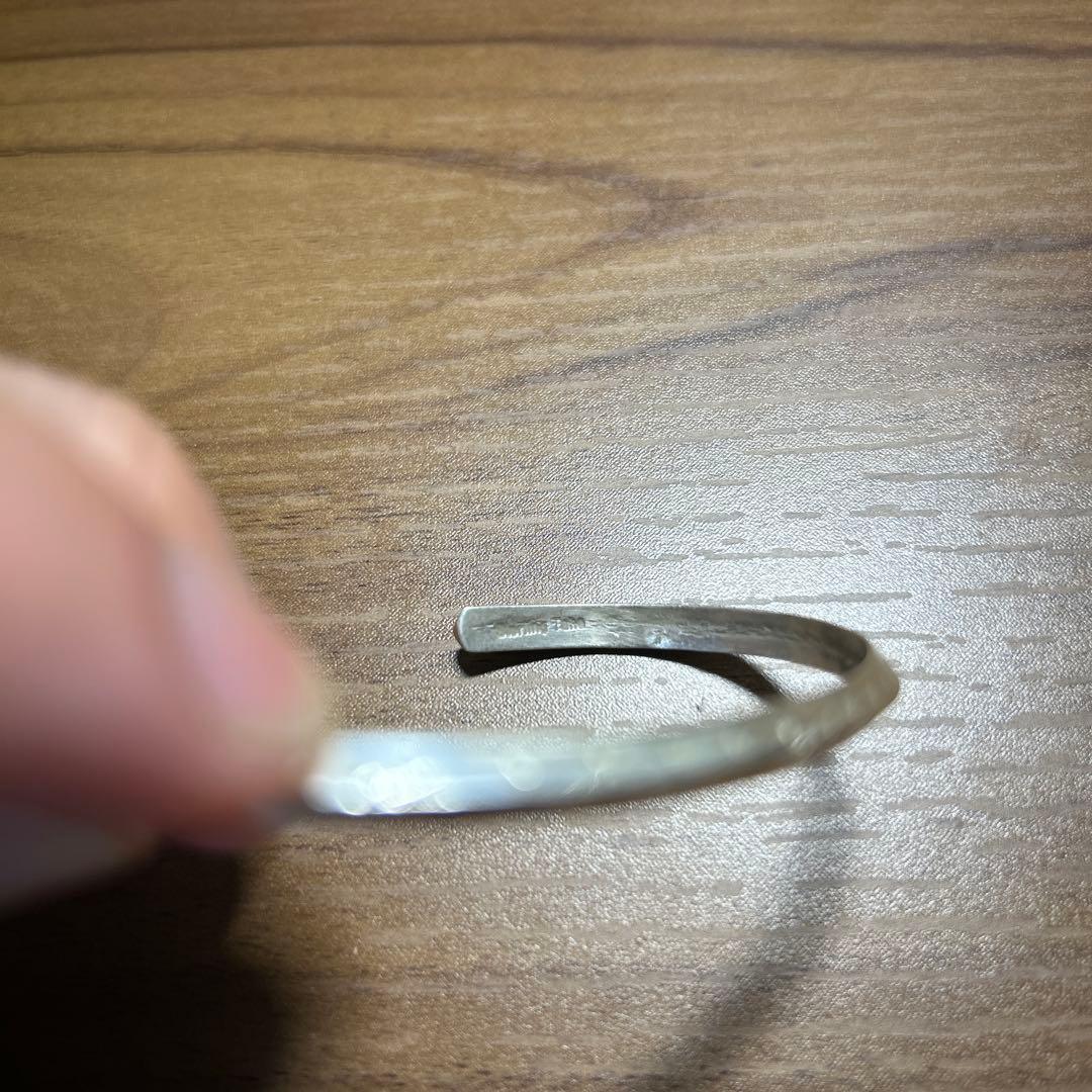 [used] sterling tahe ナバホ族 バングル ブレスレット