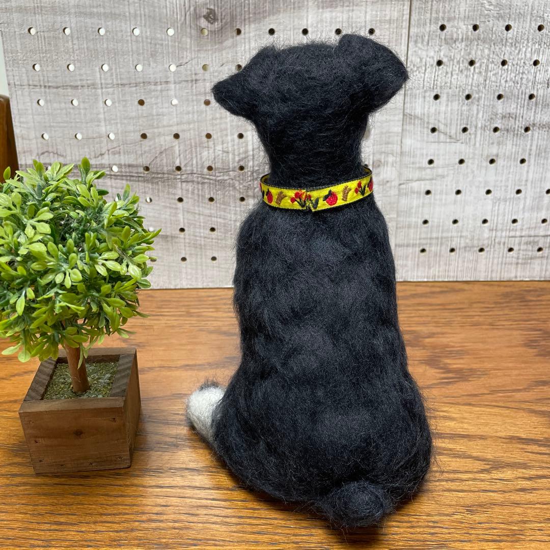 羊毛フェルト　ミニチュアシュナウザー　3点