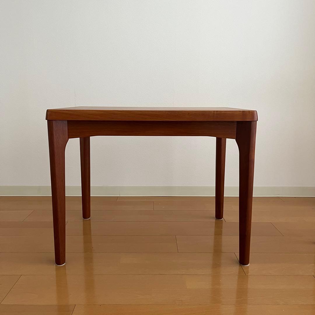 デンマーク チーク材　ローテーブル　ビンテージ