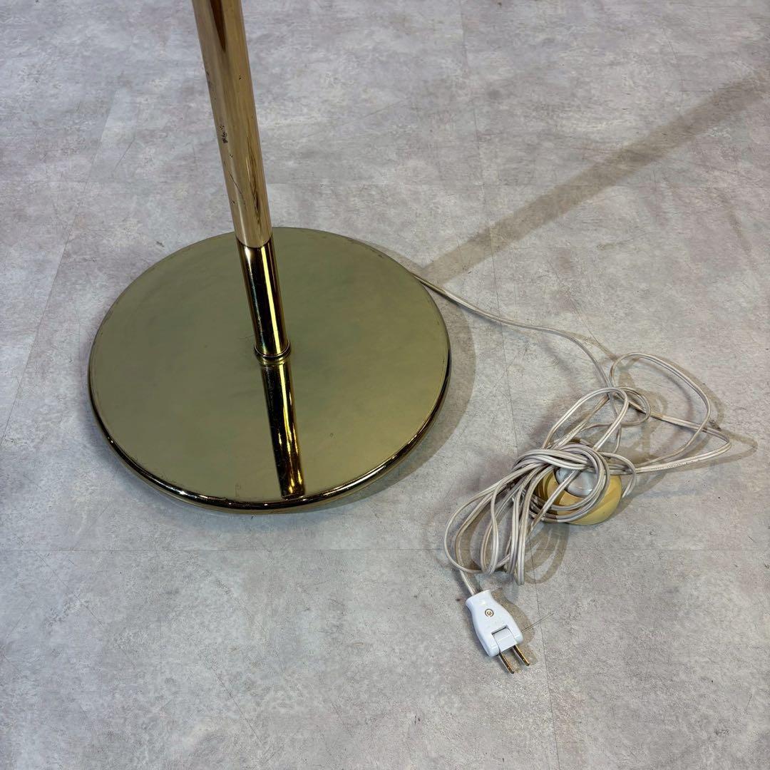 フロアランプ　スタンドライト　北欧　ビンテージ　真鍮