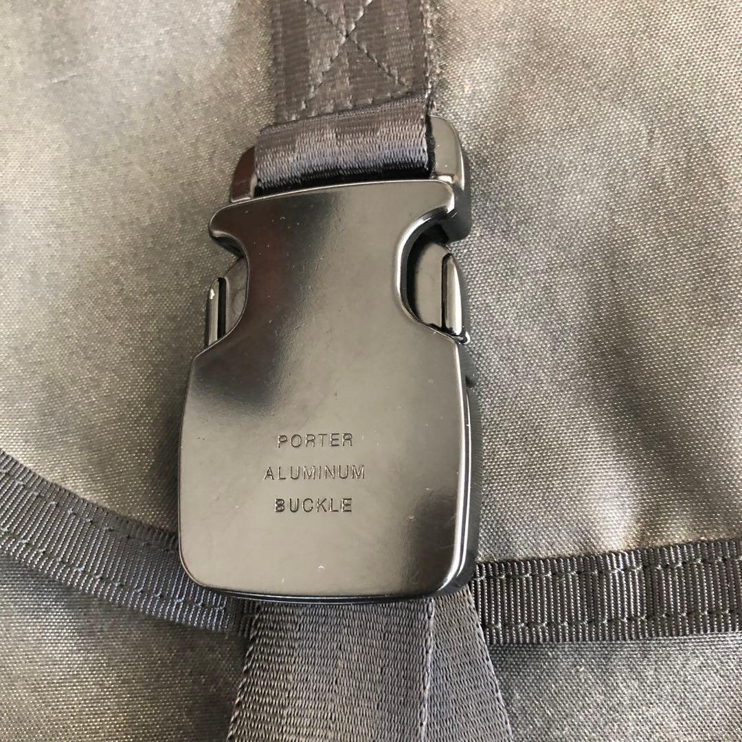 吉田カバンPORTERポーター　メッセンジャーバッグ　グレーワイヤー素材