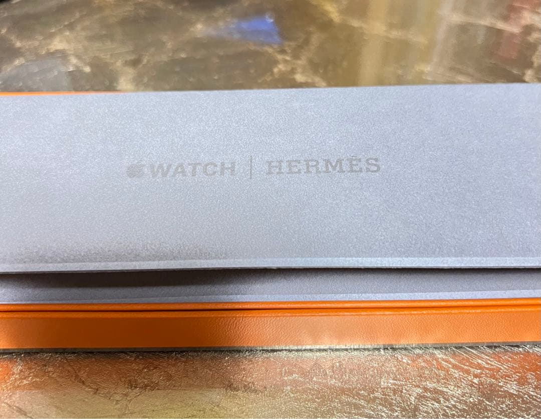 エルメス純正品Apple Watch 40mm生産終了ローズメキシコ二重巻ベルト