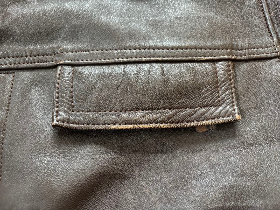 50s - 60s GVF レザーコート ジャケット フレンチ ワーク