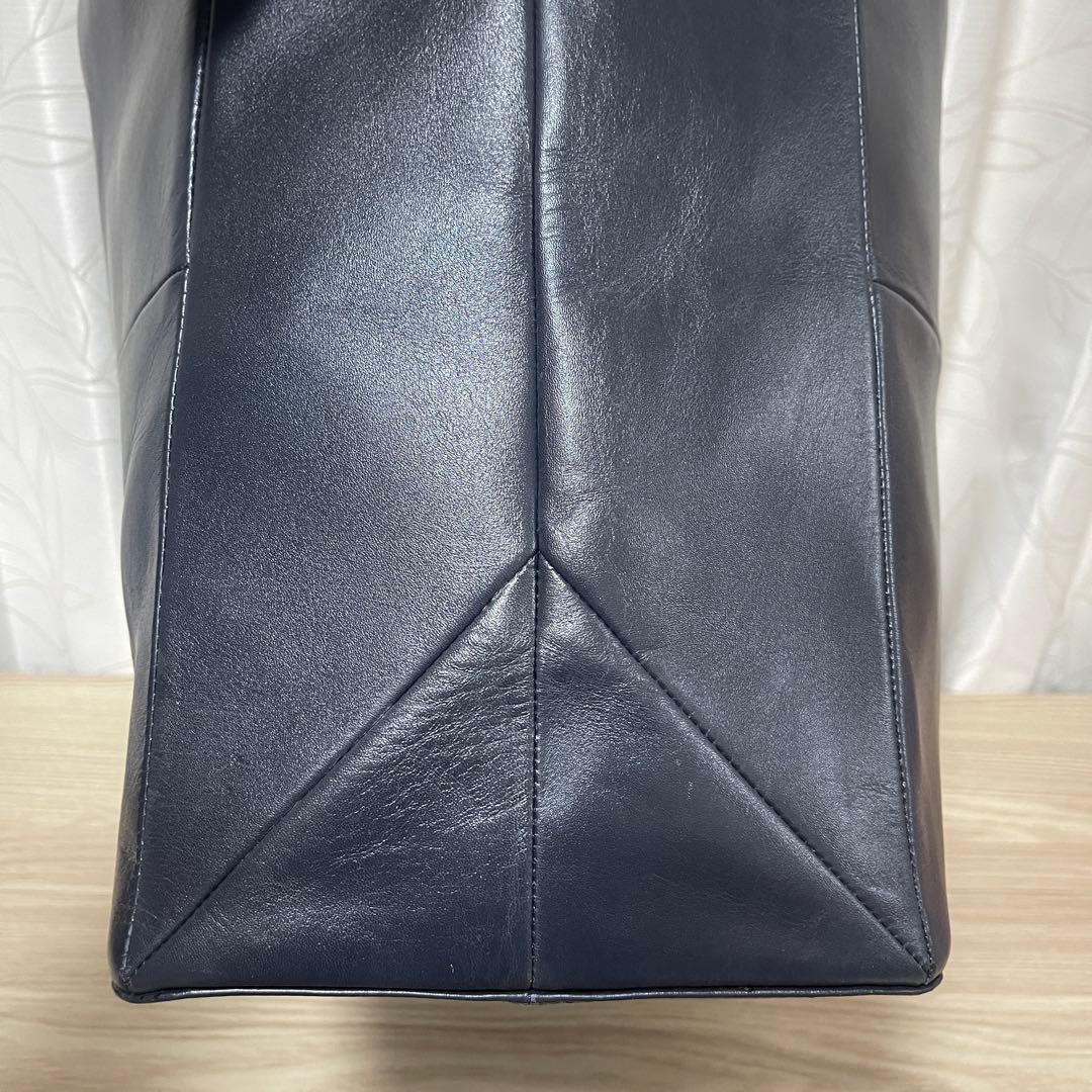 PID ピーアイディー　Altare アルタール　トートバッグ　レザー　A4 紺