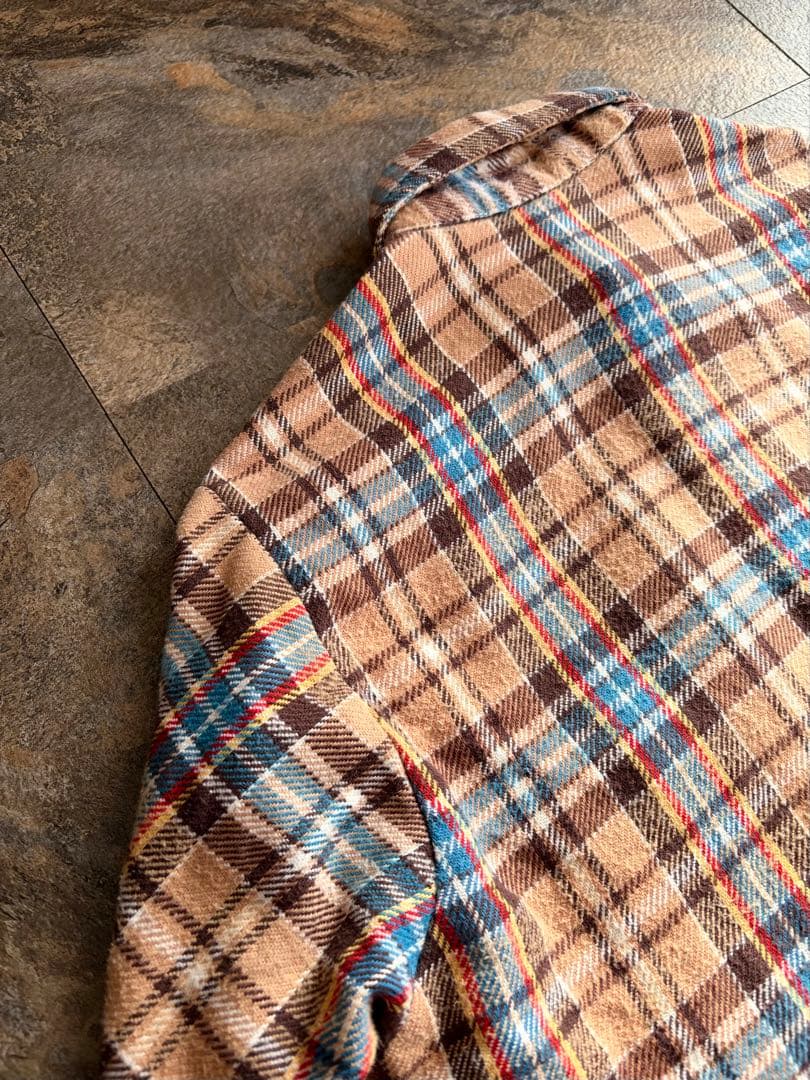 70s BIGMAC ビッグマック ヘビーネルシャツ 好配色 フランネル