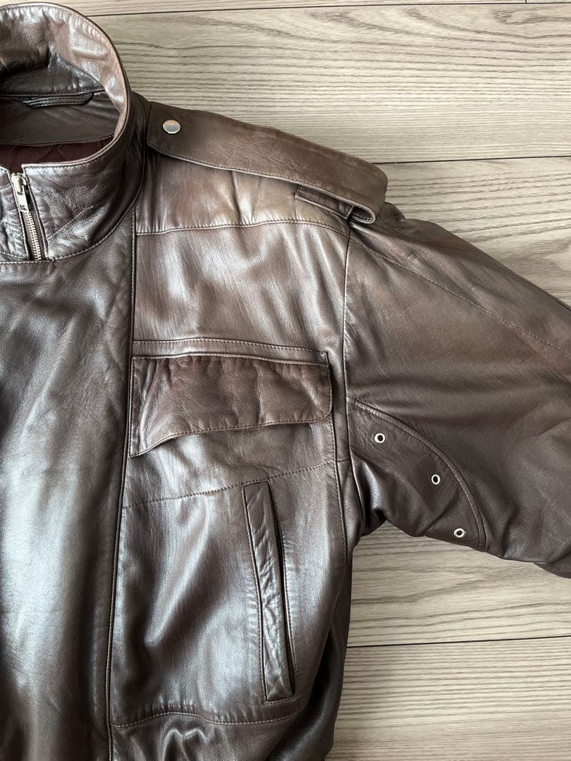 CLAUDE MONTANA レザージャケット