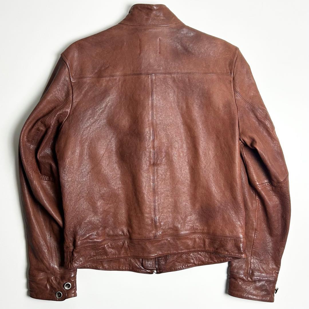 00s【美品】バナナリパブリック/レザージャケット/ライダース/OLD GAP