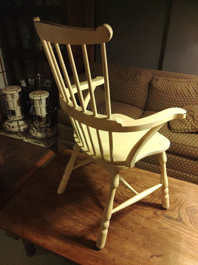 ヨコミ様　希少　松本民芸　２脚　ウィンザーチェア　椅子　無垢　アンティーク