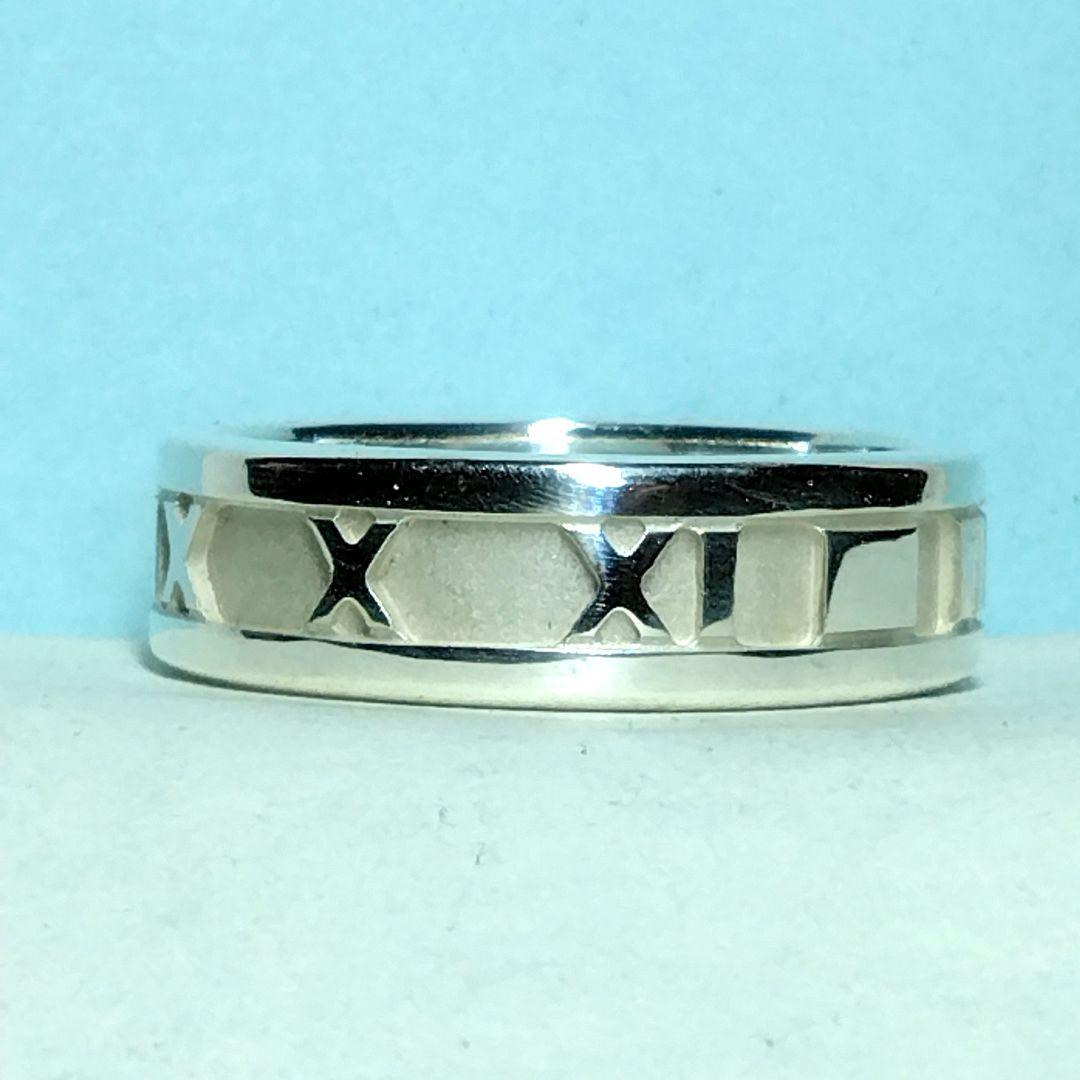 ティファニーアトラスリング 16.5号　新品仕上げ。ほぼ無傷未使用に近い