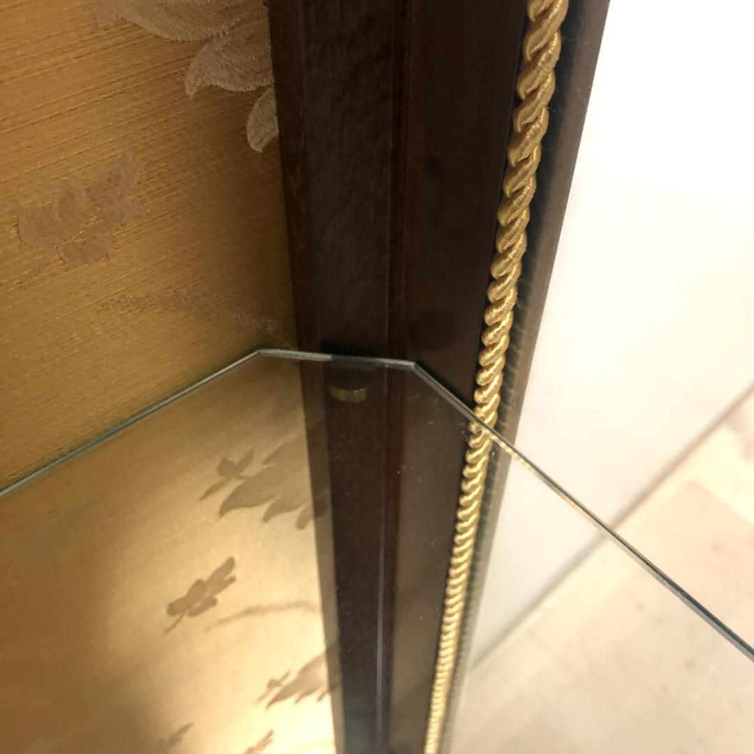 送料無料 ス. キュリオキャビネット 飾り棚 ヨーロピアン 73041-1-70