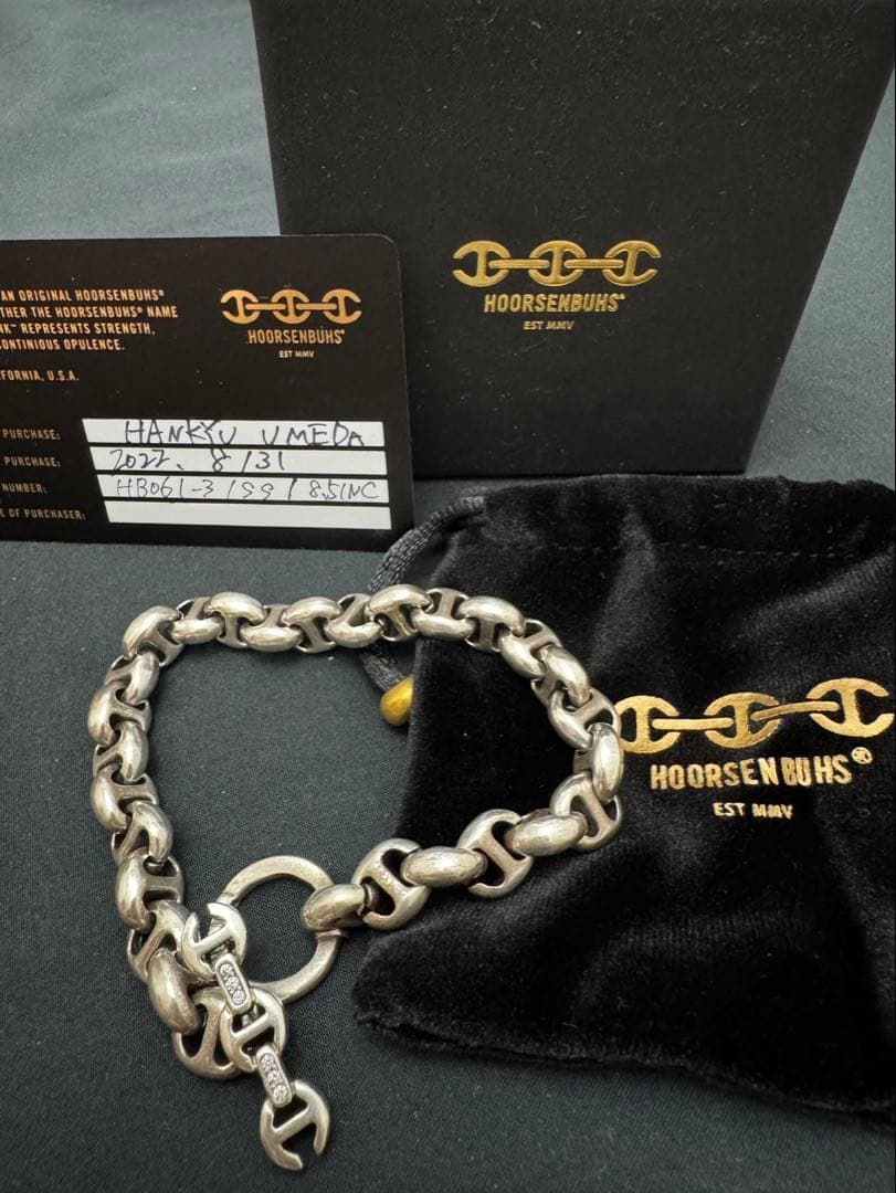 せ*い様 HOORSENBUHS 10MM OPEN-LINK BRACELET