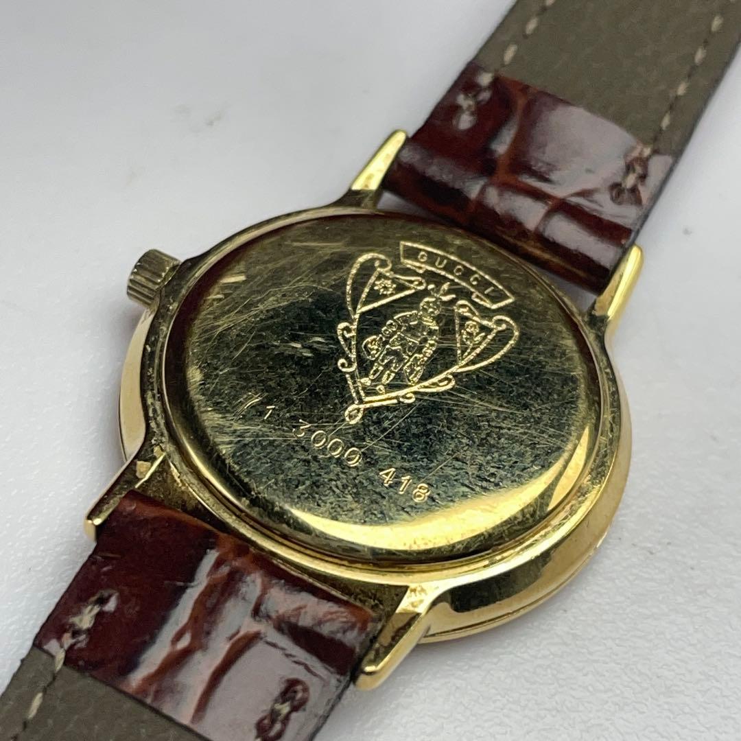 VINTAGE GUCCI グッチ 3000M 高級 90s クォーツ スイス製