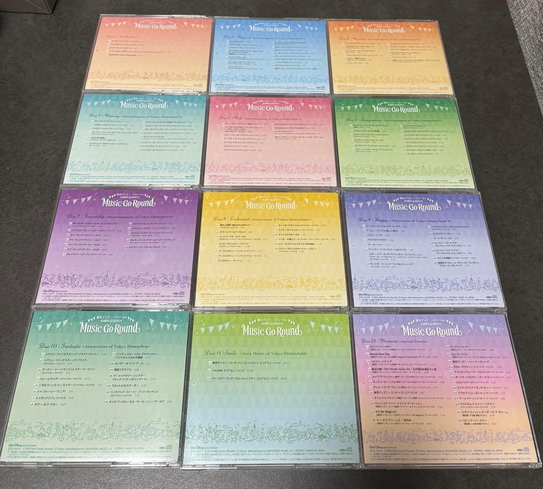 東京ディズニーリゾート40周年記念BOX Music-Go-Roundデラックス