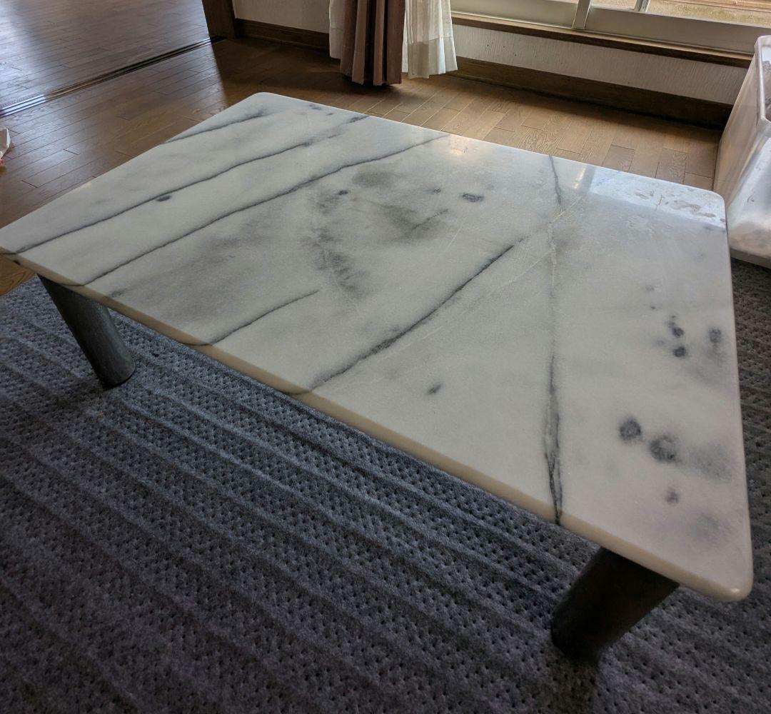 【1/末まで限定】大型テーブル 大理石調 ローテーブル