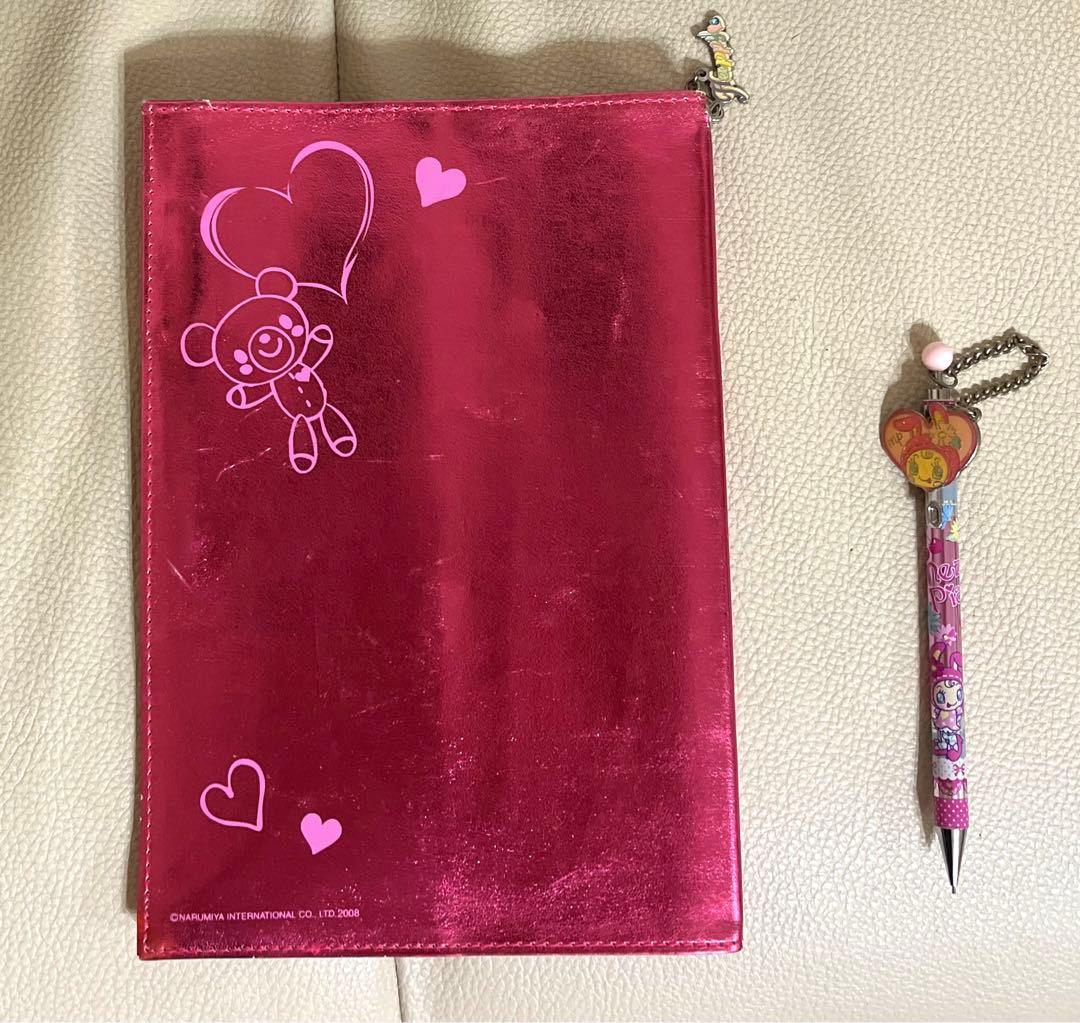 ①メゾピアノ　カバーノート　シャープペン　２点　とめ売り　チャームおまけ　ベリエ