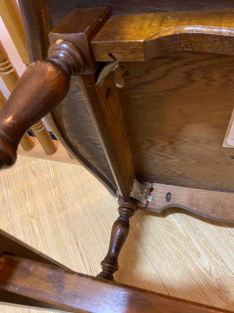 飛騨産業　ヴィンテージ サイドテーブル　ナラ　レトロ　昭和　53年製　最終価格