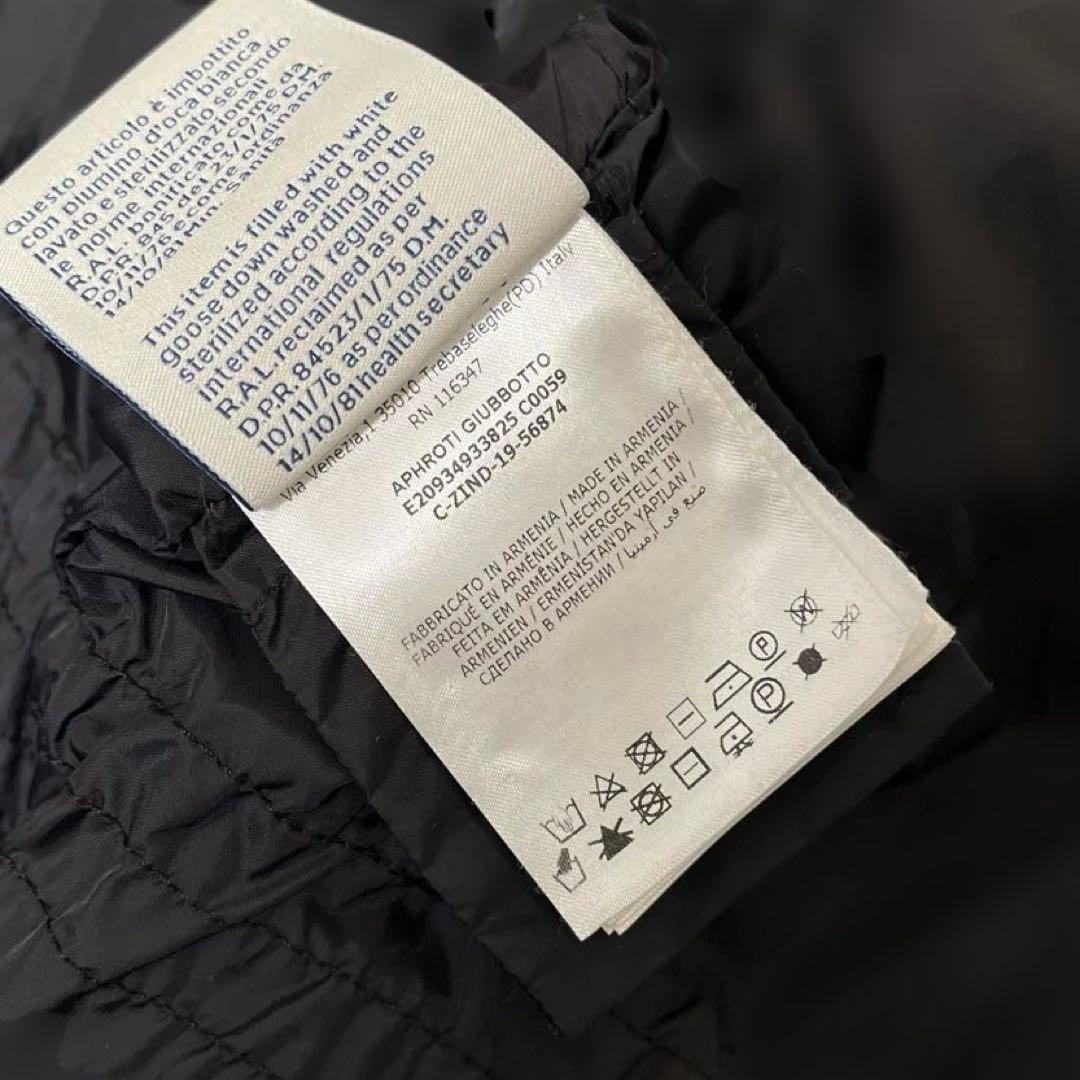 MONCLER APHROTI リアルファー付　ダウンジャケット　黒　3