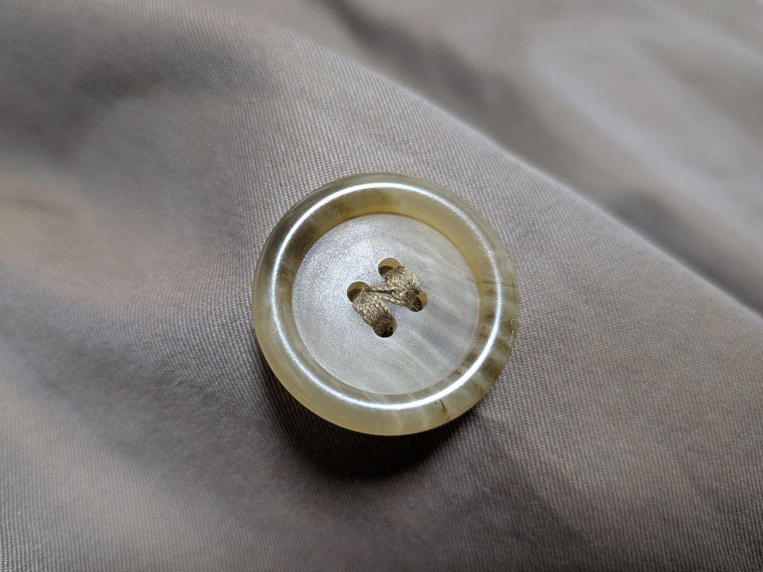 美品★BURBERRY ステンカラーコート 濃ベージュ チェック柄 メンズL